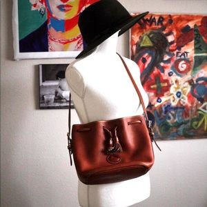 Dooney and Bourke Cognac vintage purse